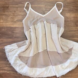 Babydoll knitted tank top